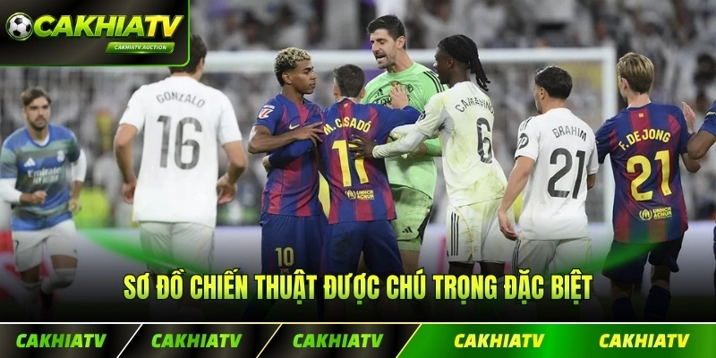 Sơ đồ chiến thuật được chú trọng đặc biệt